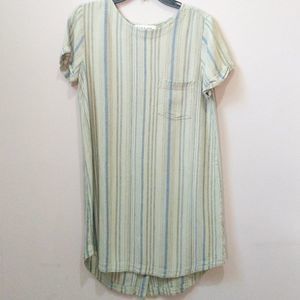 CLOTH & STONE Anthropology Striped Tunic Dress